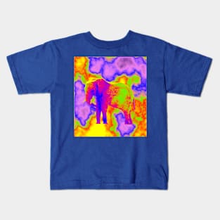 Psychedelic elephant Kids T-Shirt